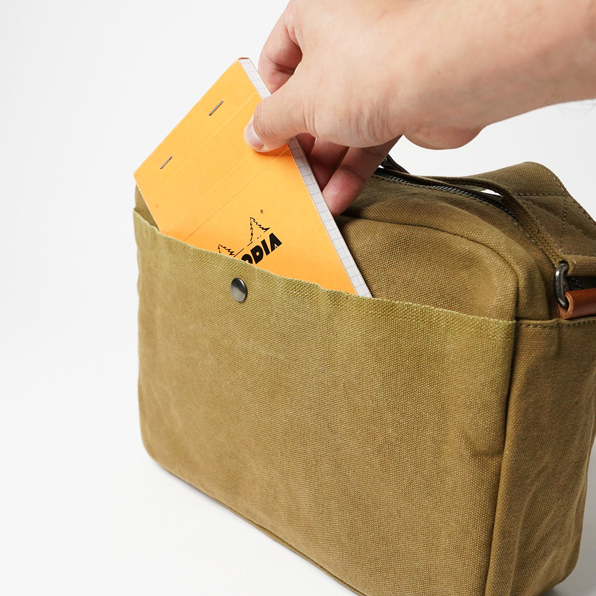 21oz アーミーダック スクエアショルダーバッグ KOG303