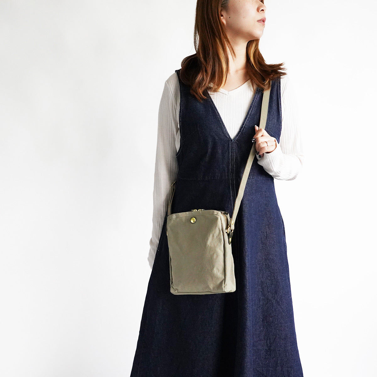 MIGAL - Vertical Mini Shoulder Bag LGRN2900