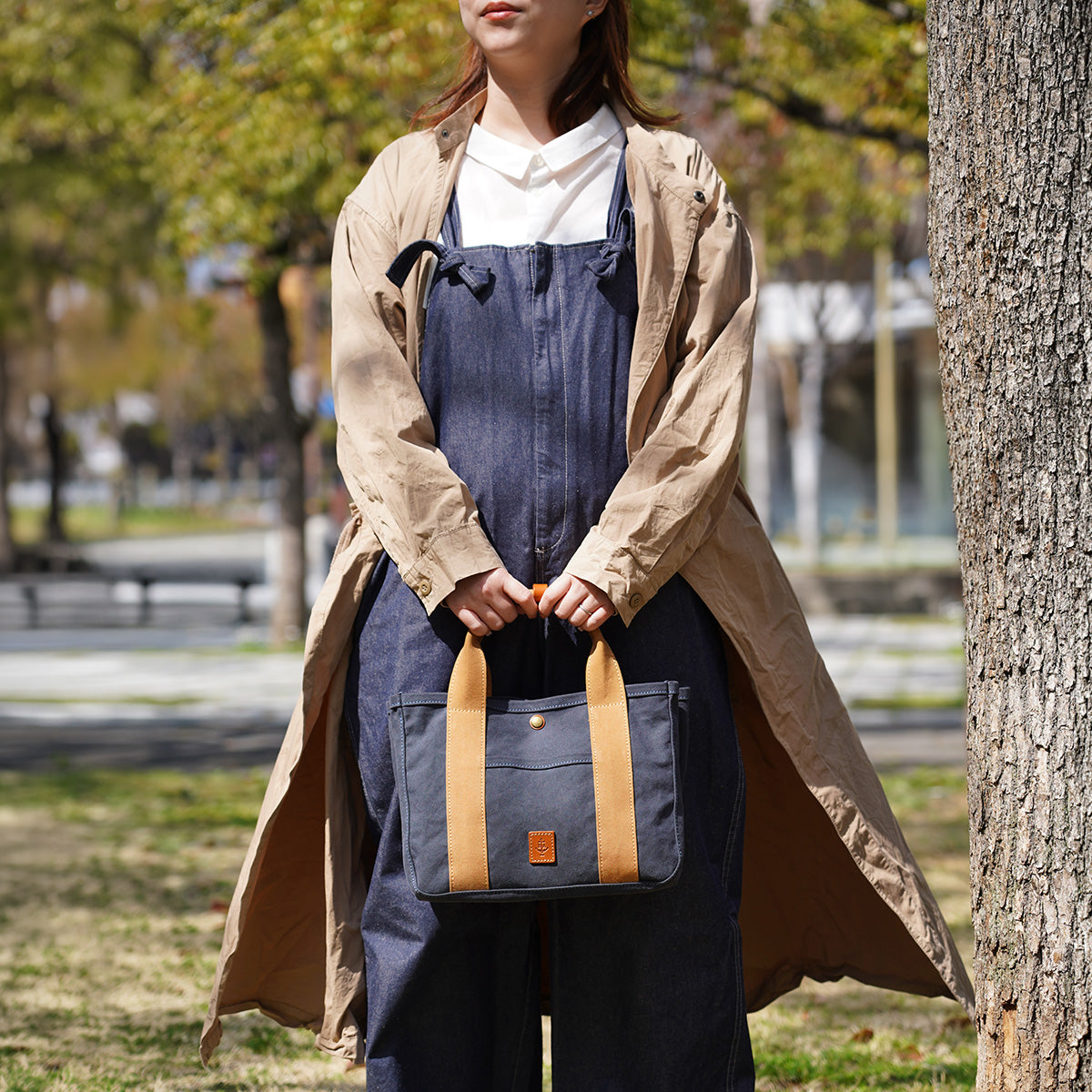 18盎司Army Duck Bio Divided Tote Bag，小號，LGRN4020
