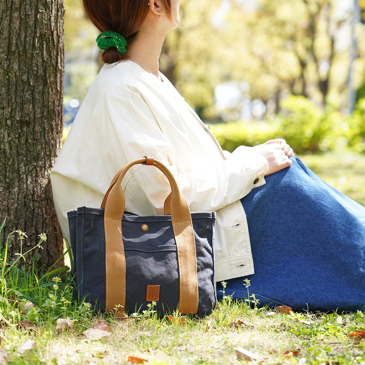 18盎司Army Duck Bio Divided Tote Bag，小號，LGRN4020