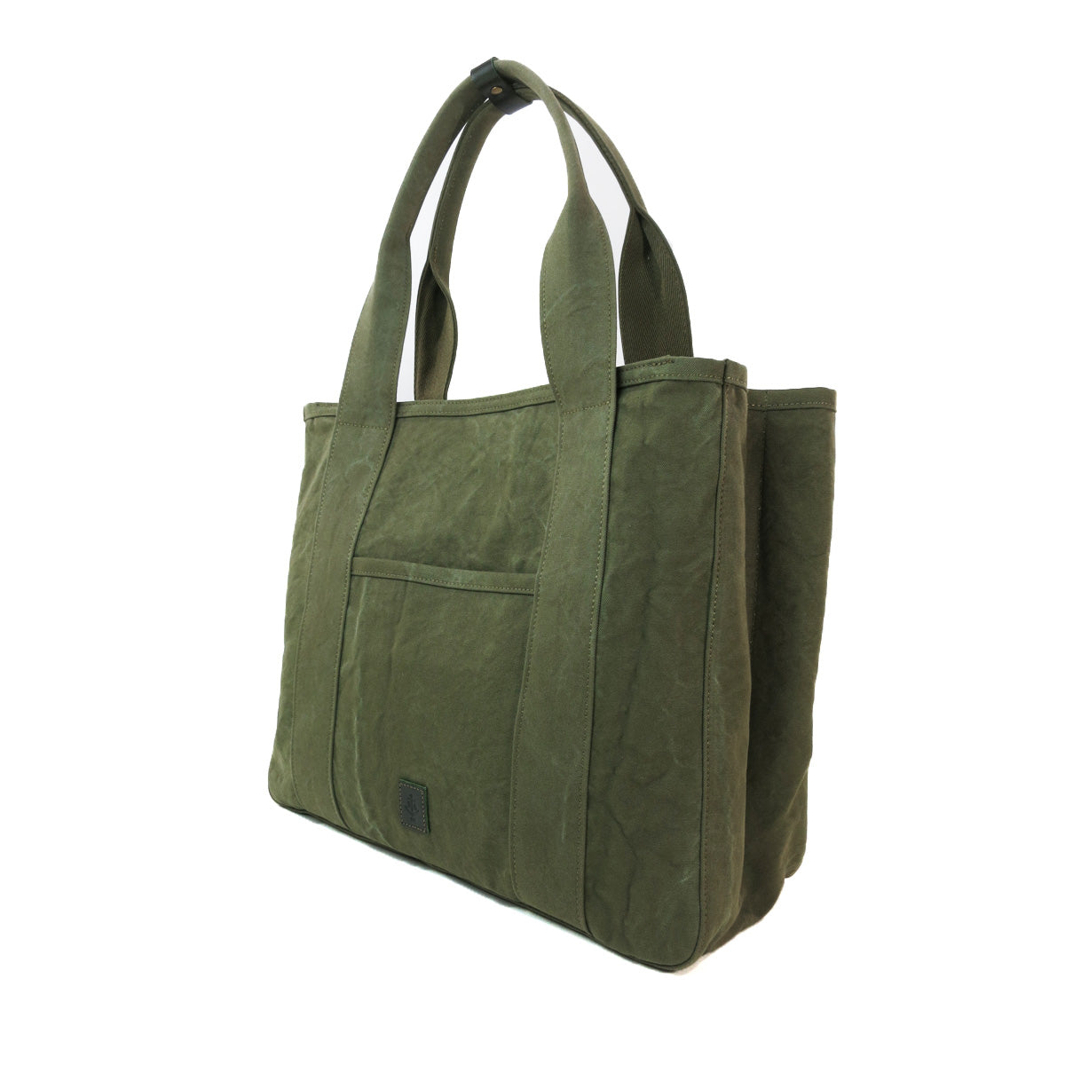 18oz Army Duck Bio Divided Tote Bag, Large, LGRN4022