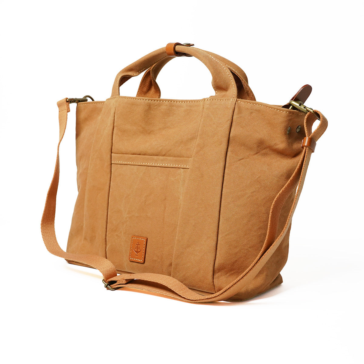 18oz Army Duck Bio Tote Shoulder Bag LGRN4024