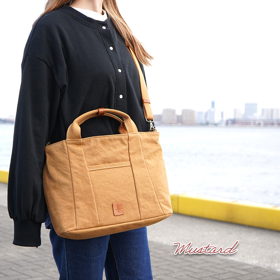 18oz Army Duck Bio Tote Shoulder Bag LGRN4024