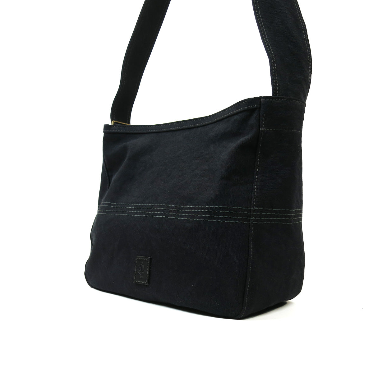 18oz Army Duck Bio Shoulder Bag, Medium, LGRN4025