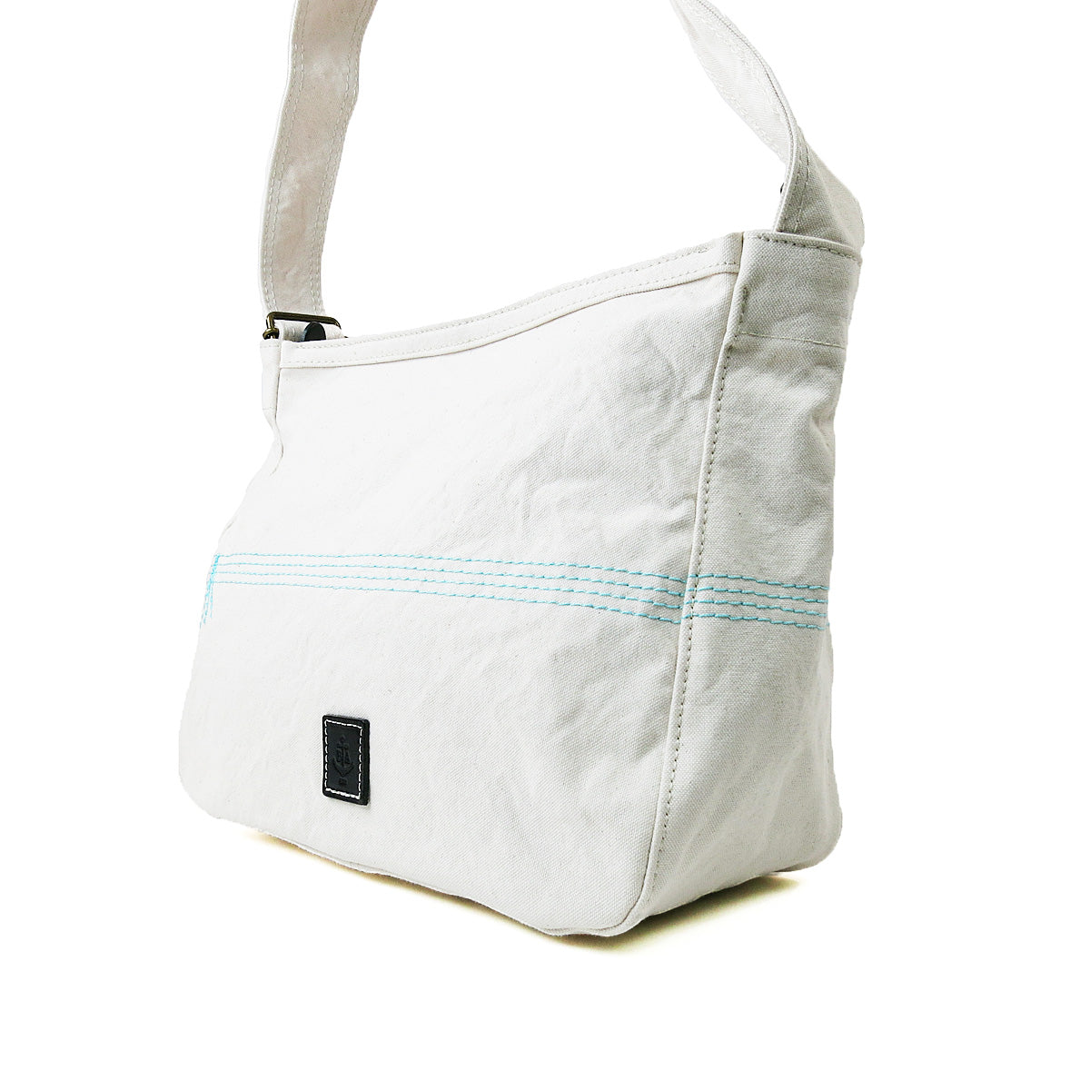 18oz Army Duck Bio Shoulder Bag, Medium, LGRN4025