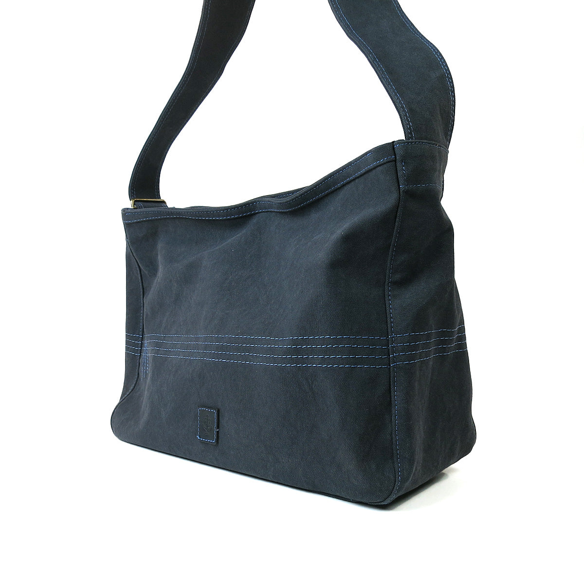 18oz Army Duck Bio Shoulder Bag, Large, LGRN4026