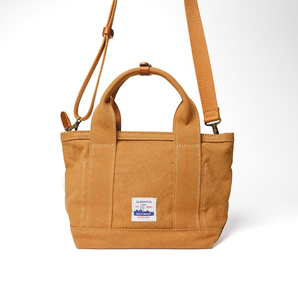 18oz Army Duck Bio Tote Shoulder Bag Mini LGRN4030 