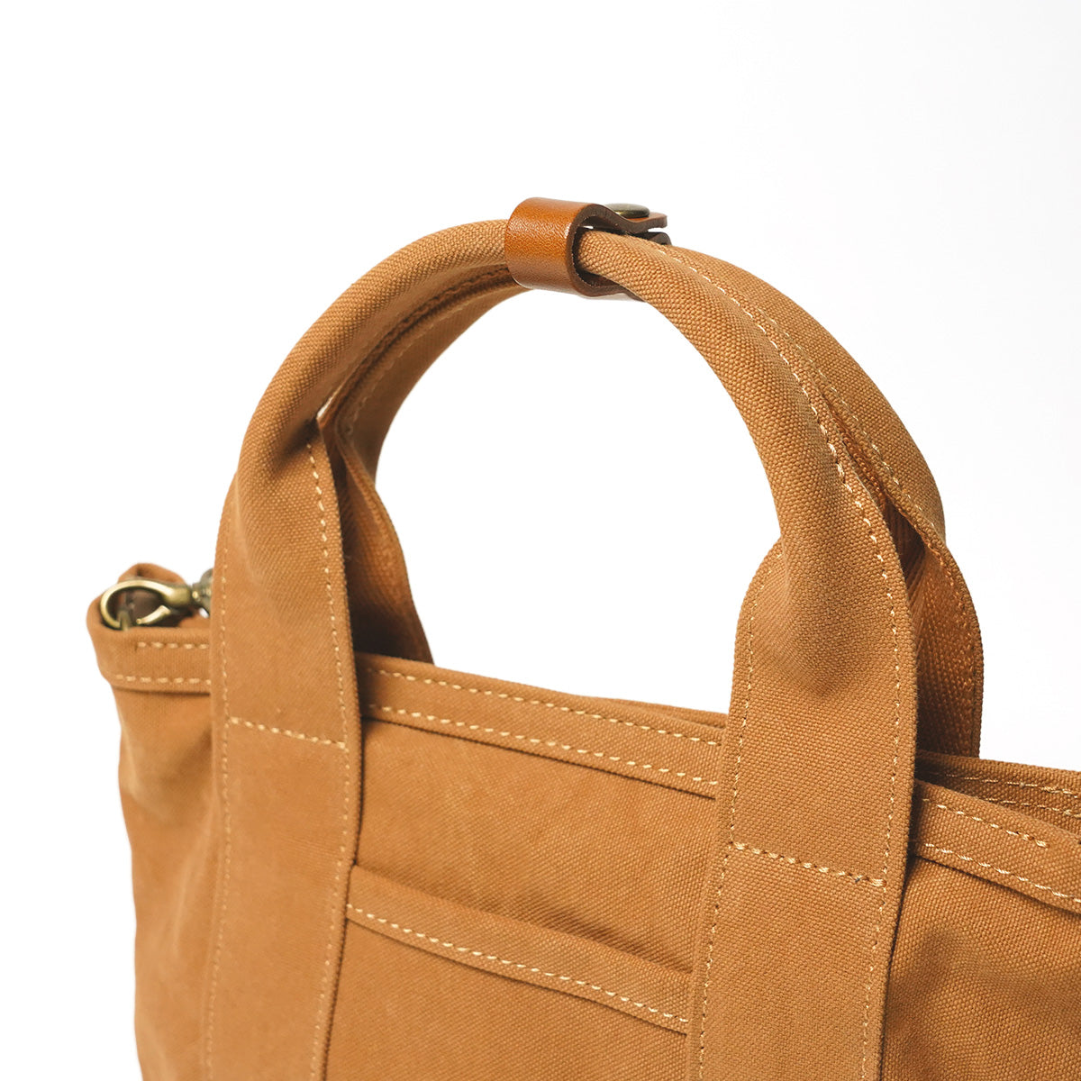 18oz Army Duck Bio Tote Shoulder Bag Mini LGRN4030 