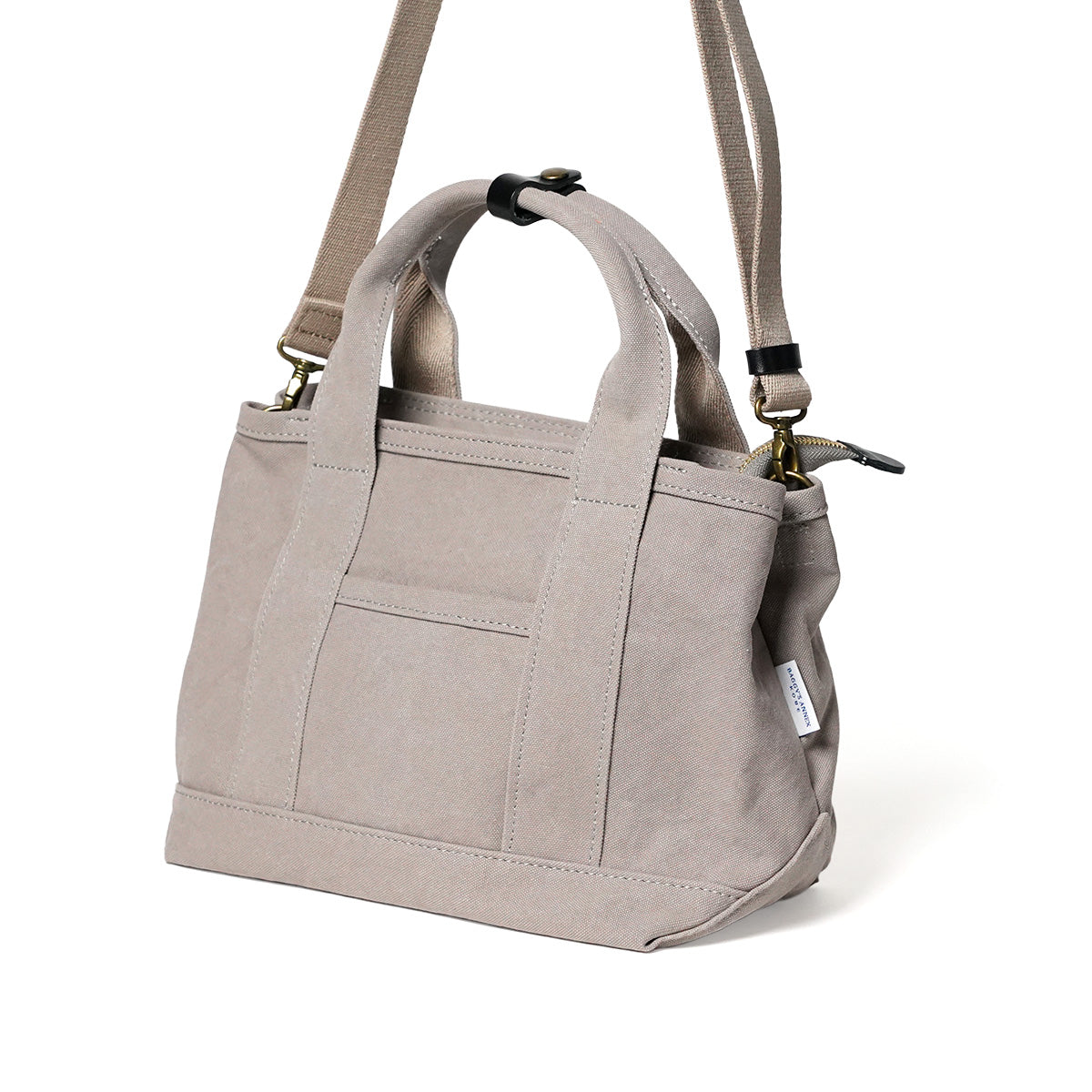 18oz Army Duck Bio Tote Shoulder Bag LGRN4031 