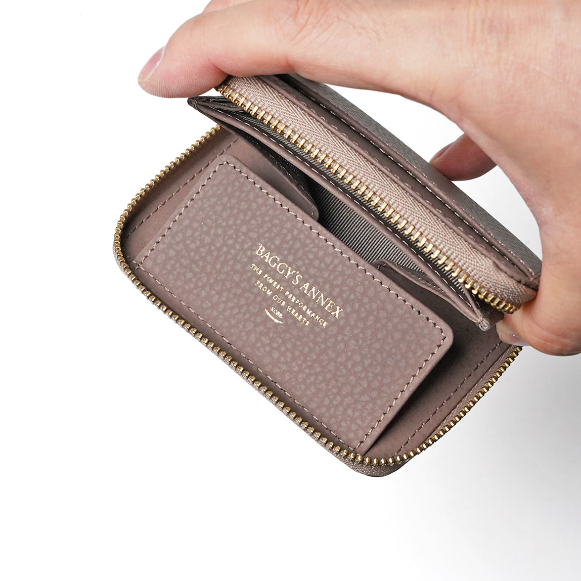 エンボス リサイクルレザー 小銭入れ LZKM143