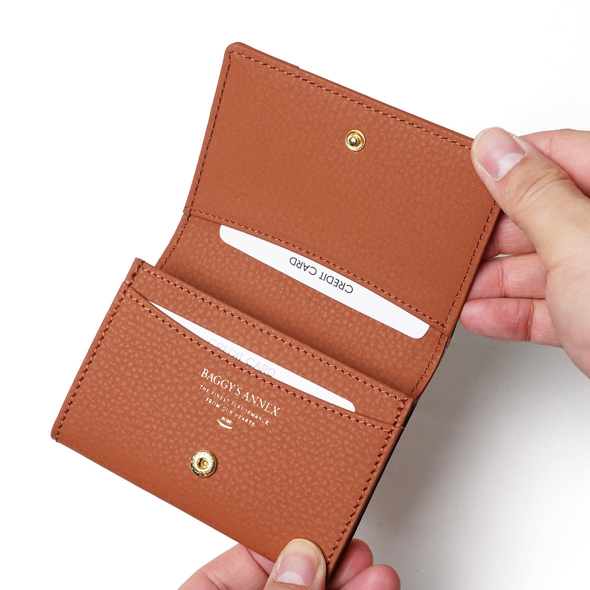 エンボス リサイクルレザー 名刺入れ LZKM144