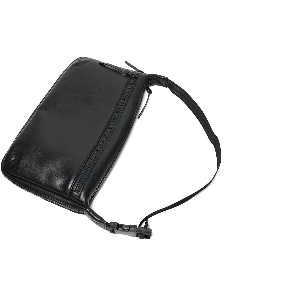 Glossy Expandable Horizontal Shoulder Bag M LZKM1502