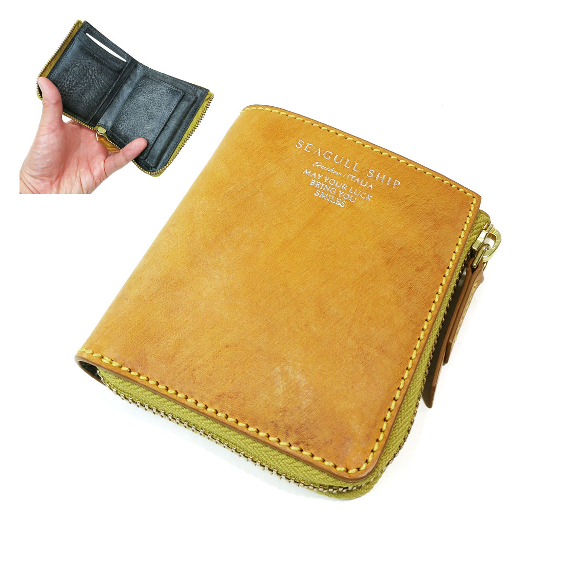 Alaska Leather Mini Wallet SZKM33