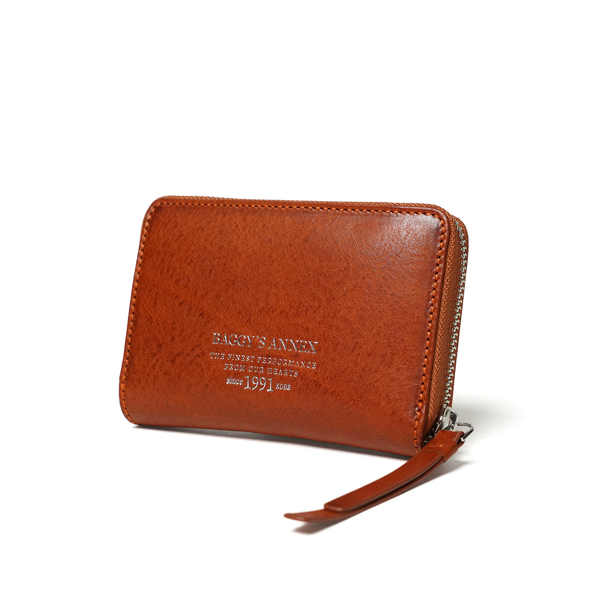 ナチュラルボックス ラウンドファスナー ハーフ財布 LZKM3601