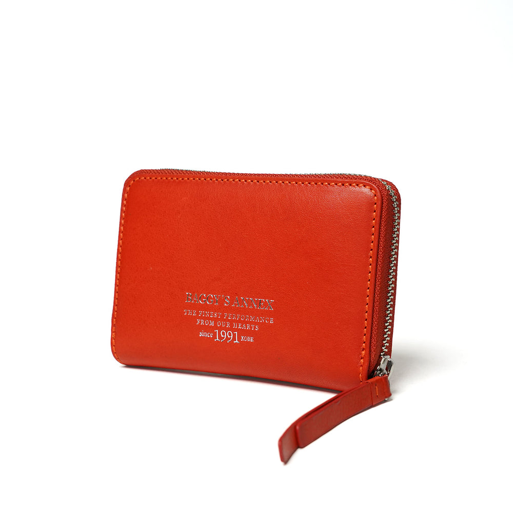 Natural Box Round Zipper Half Wallet LZKM3601
