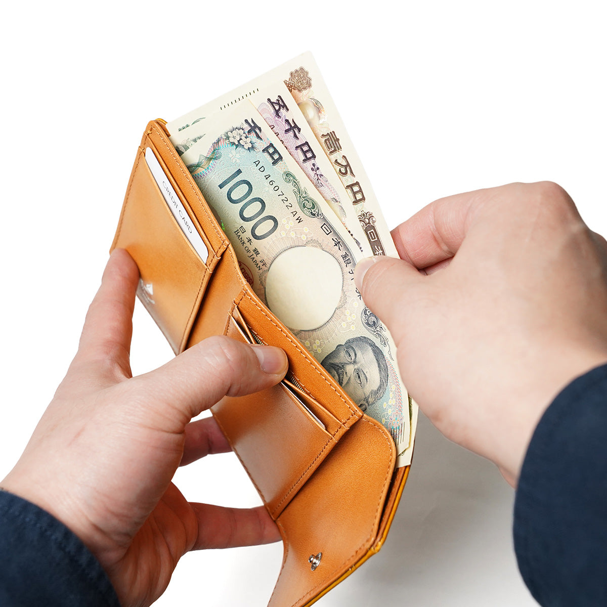 ナチュラルボックス 三つ折り財布 LZKM3602