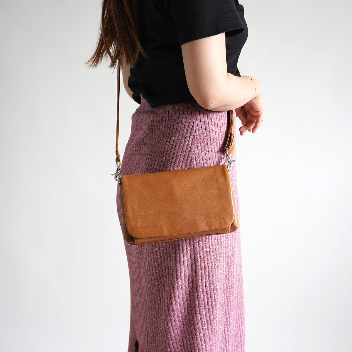 BAFU Leather Wallet Shoulder Bag LZKM5004 