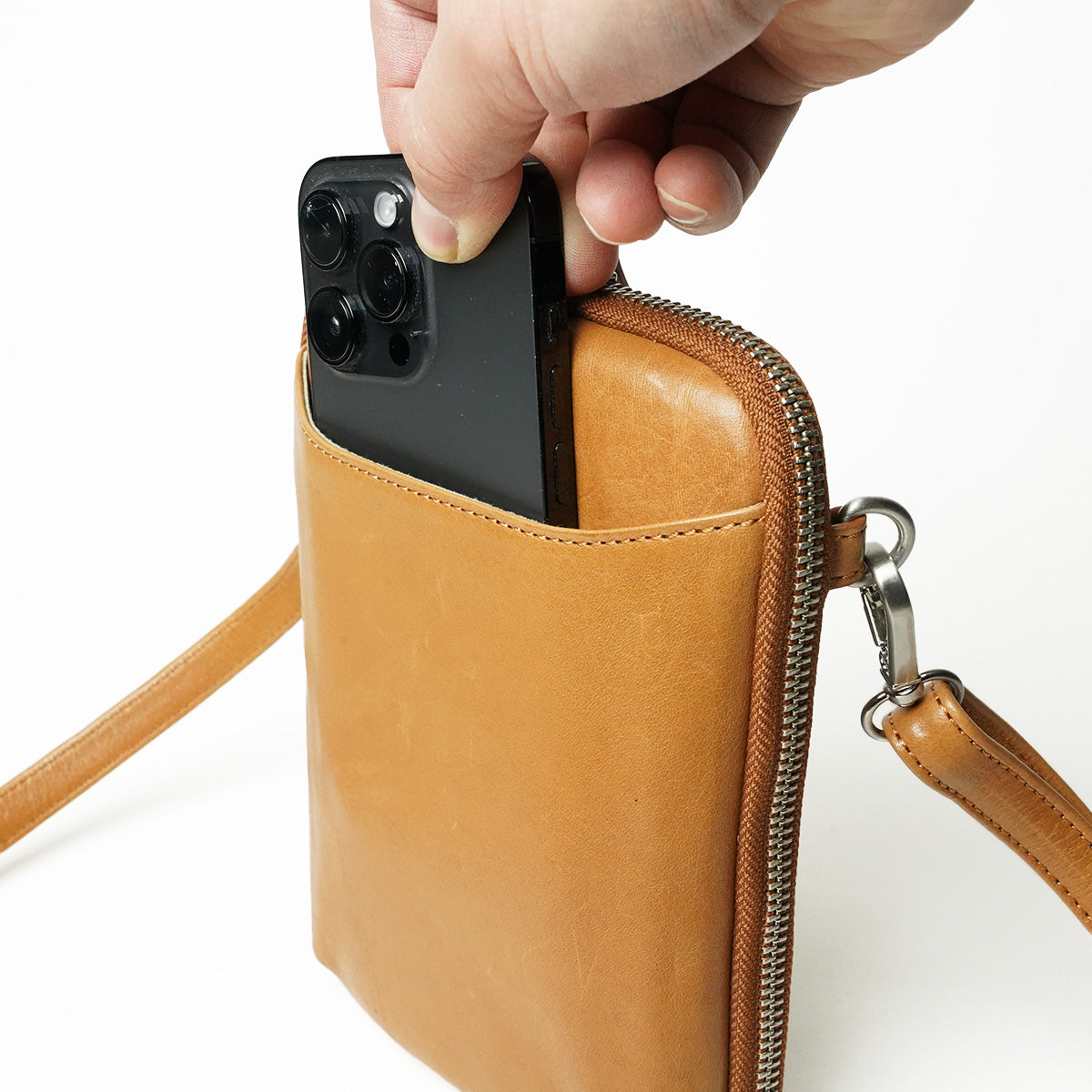 BAFU Leather Smartphone Shoulder Bag LZKM5005