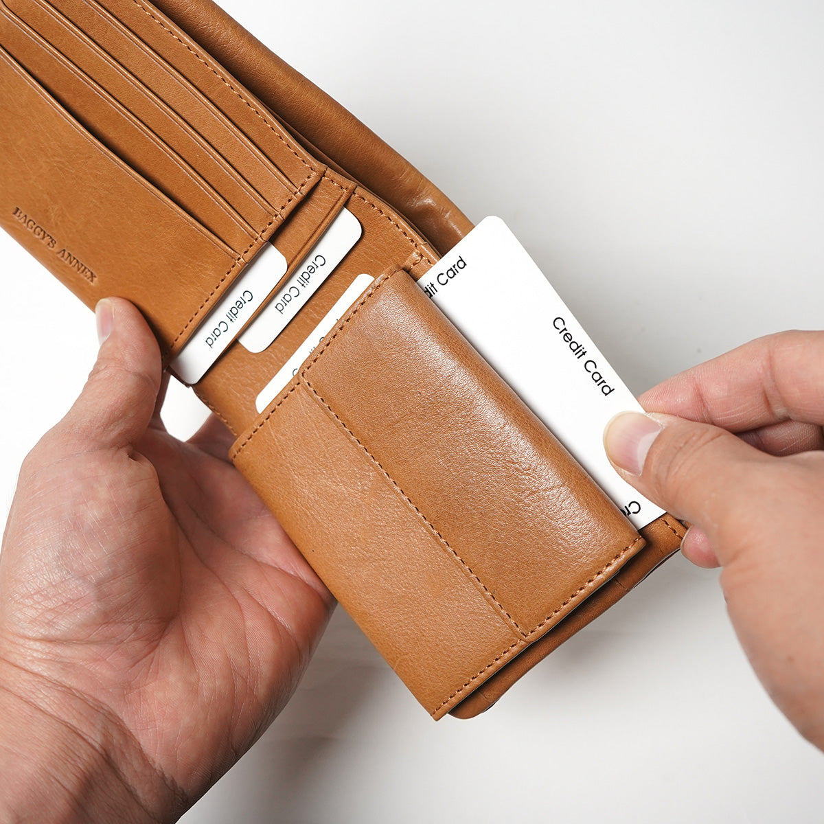 BAFU Leather Bi-fold Wallet LZKM786