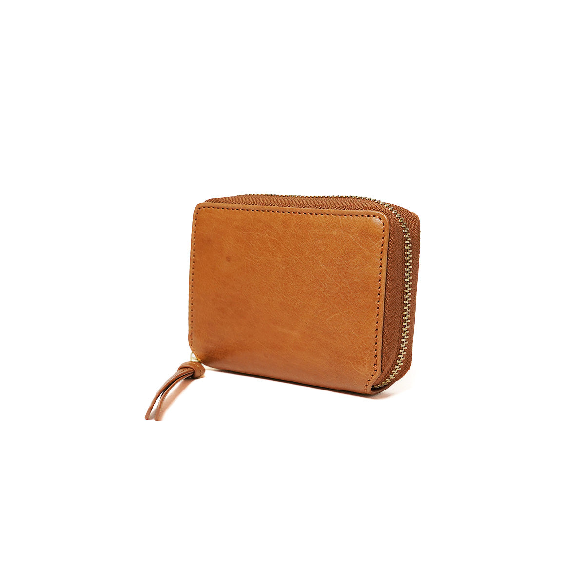 BAFU Leather - Buff Leather - Accordion Round Zipper Mini Wallet LZKM788