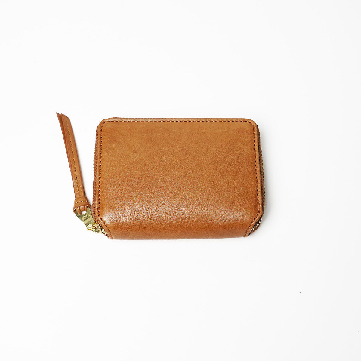 BAFU Leather - Buff Leather - Accordion Round Zipper Mini Wallet LZKM788
