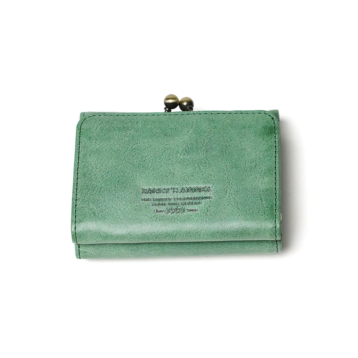 FOG Leather 三つ折りがま口財布 LZYS7009