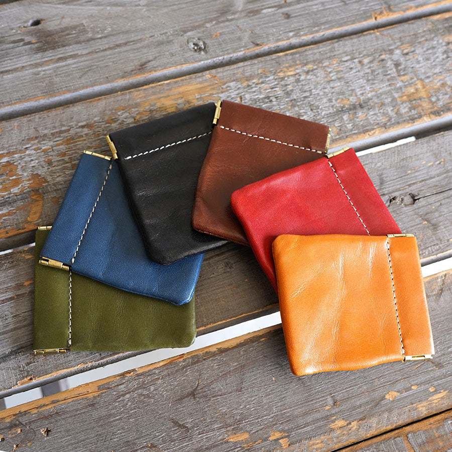 直営店限定 栃木レザー 口バネ コインケース SFW-214