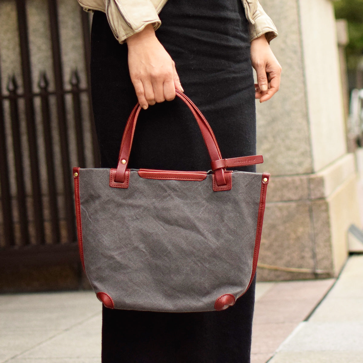 防水ドゥーマン シングルパイピング トートバッグ(S) SMIC036