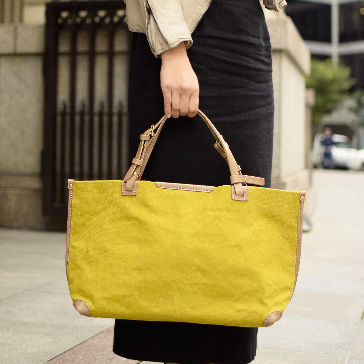 防水ドゥーマン シングルパイピング トートバッグ(L) SMIC037