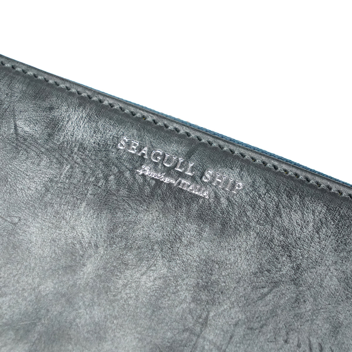 Alaska Leather Round Zipper Long Wallet SZKM36