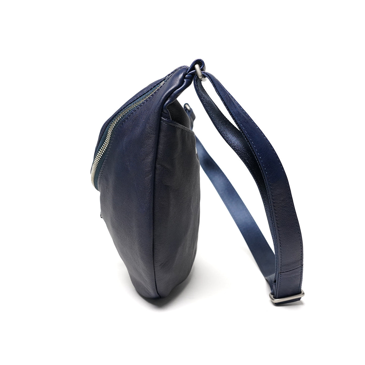 INDIGO -藍染めレザー- MOON SHOULDER BAG YNM1500
