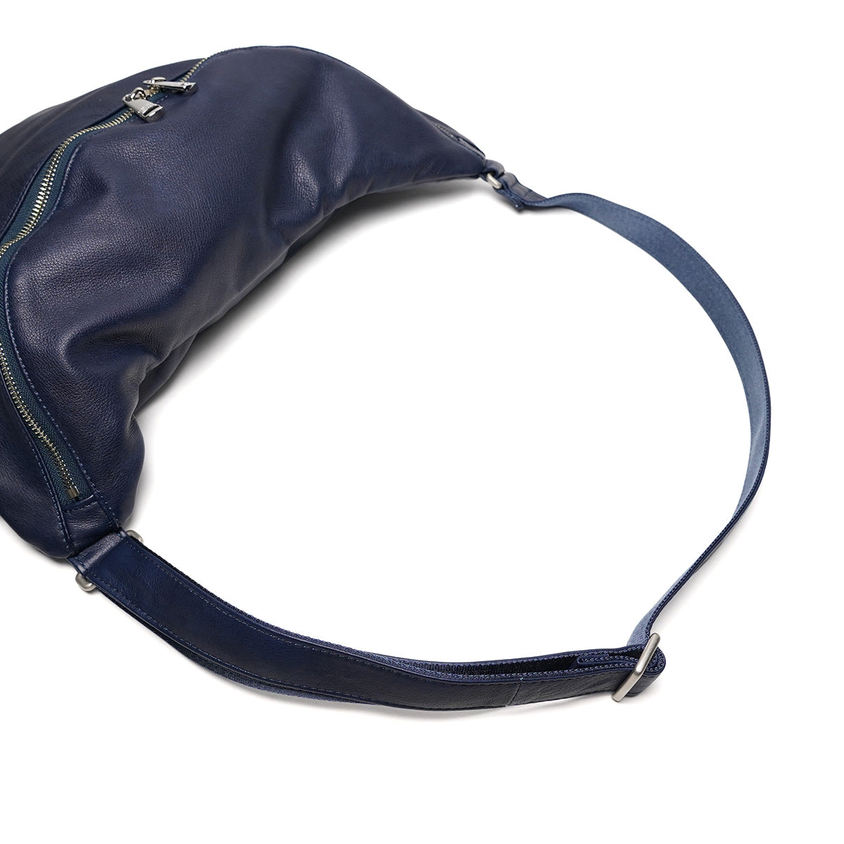 INDIGO -藍染めレザー- MOON SHOULDER BAG YNM1500