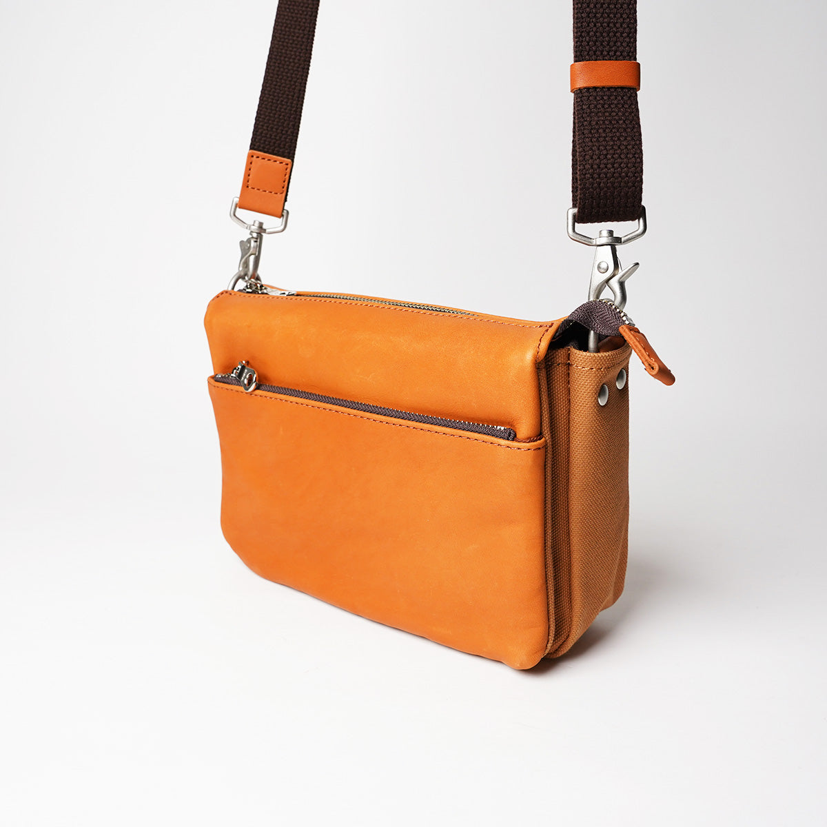 グローブレザー ヨコ型ミニショルダーバッグ YNM233