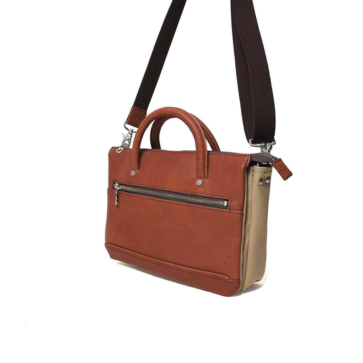 グローブレザー ミニブリーフショルダーバッグ YNM234