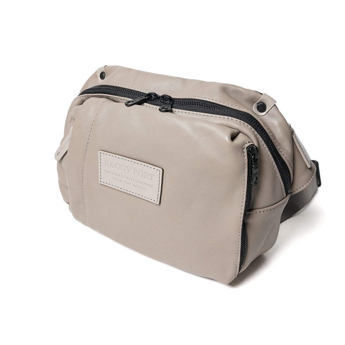 オイルソフトレザー ヨコ型 ボディバッグ YNM990