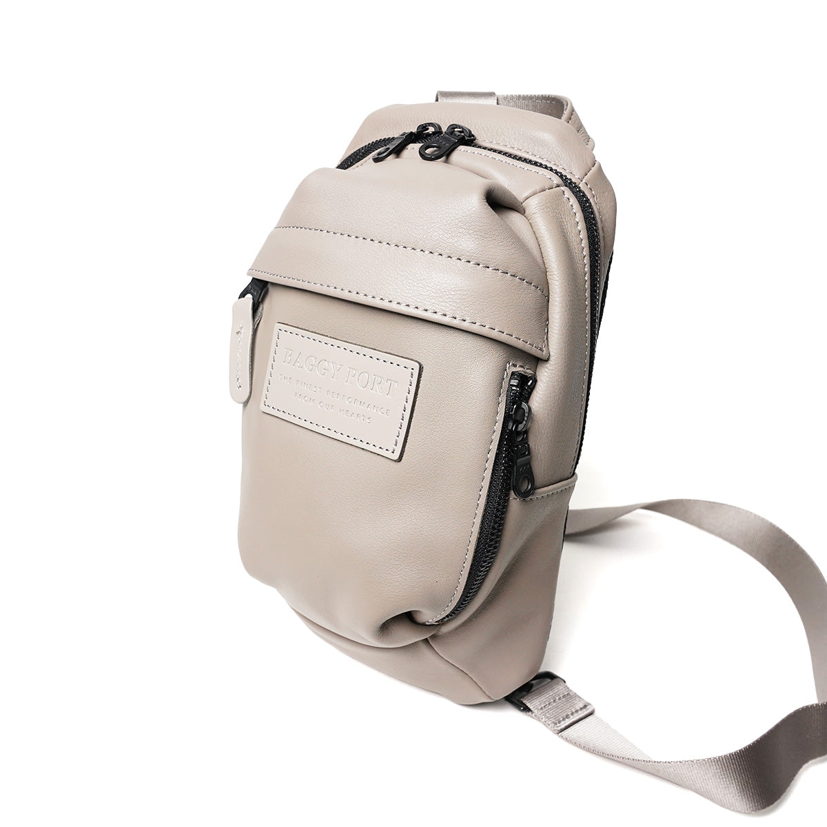 オイルソフトレザー タテ型 ボディバッグ YNM991