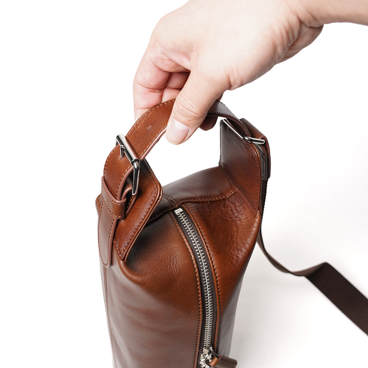 OIL PULLUP -オイルプルアップ- 筒形2WAY クラッチショルダーバッグ ZKM4000