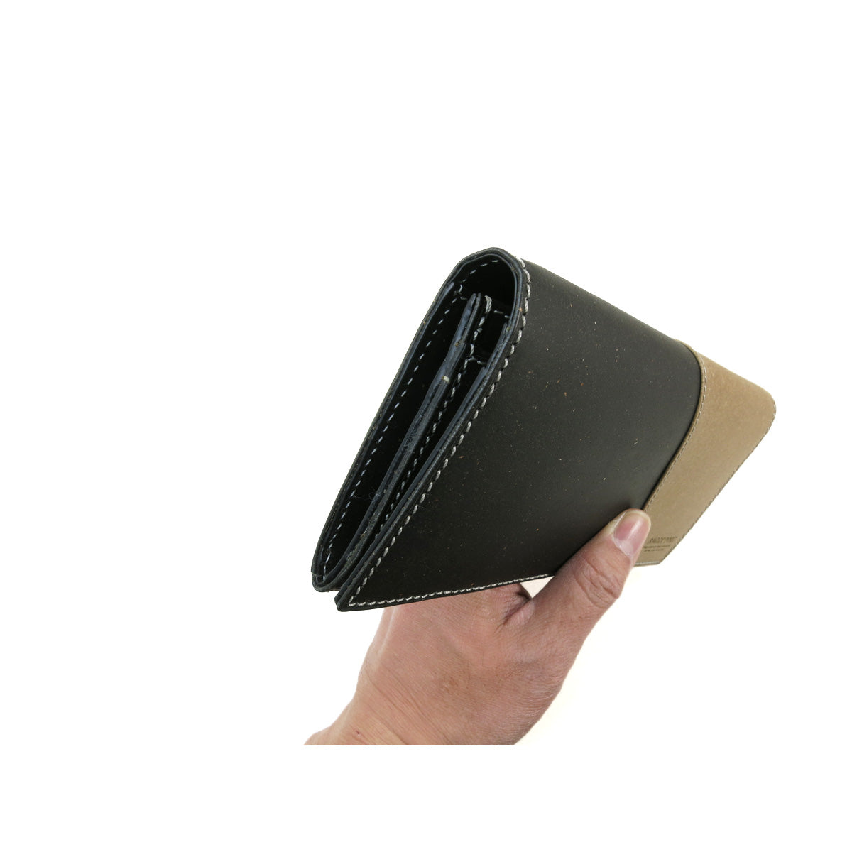 Recycled Leather Long Wallet ZKM601