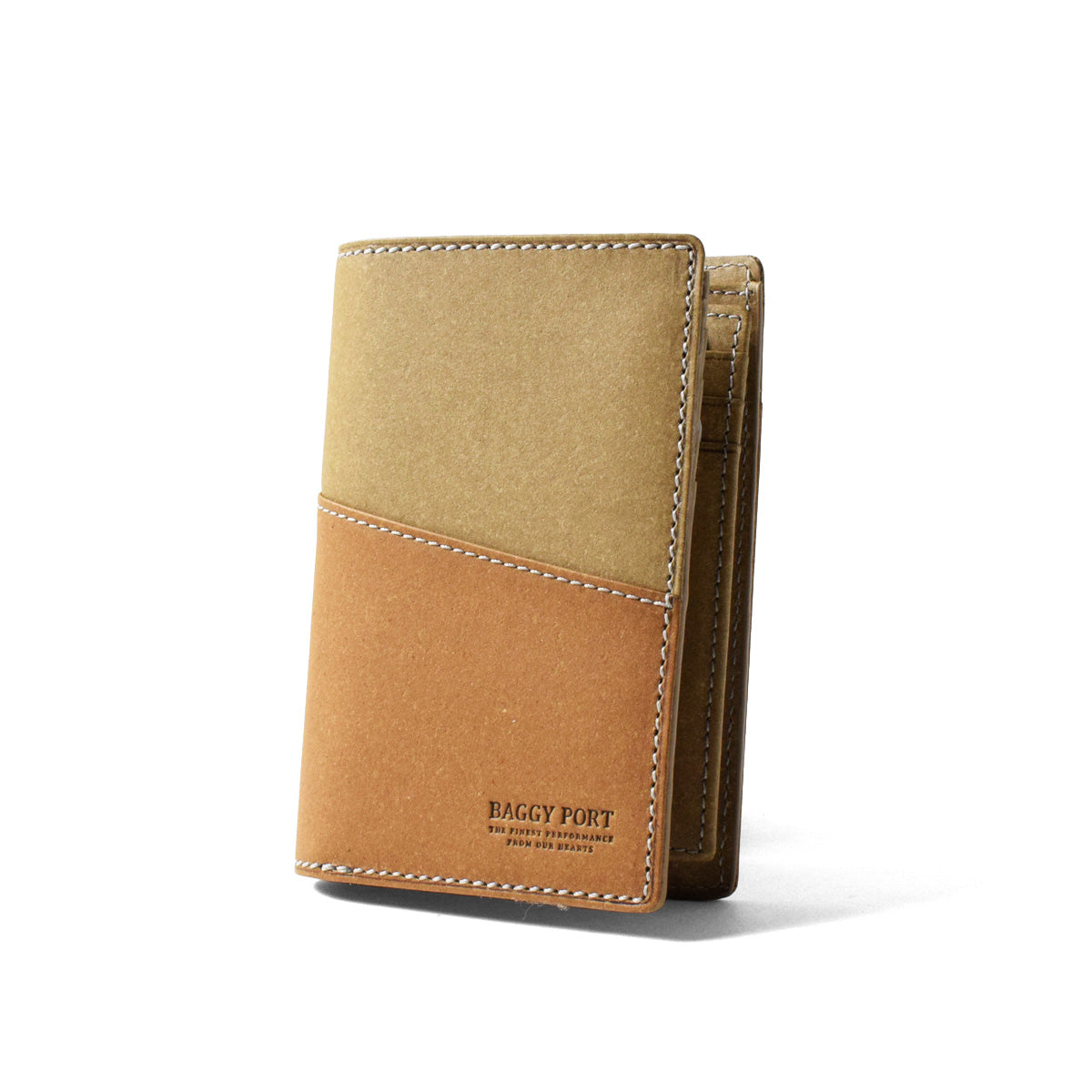 Recycled Leather Half Wallet ZKM602