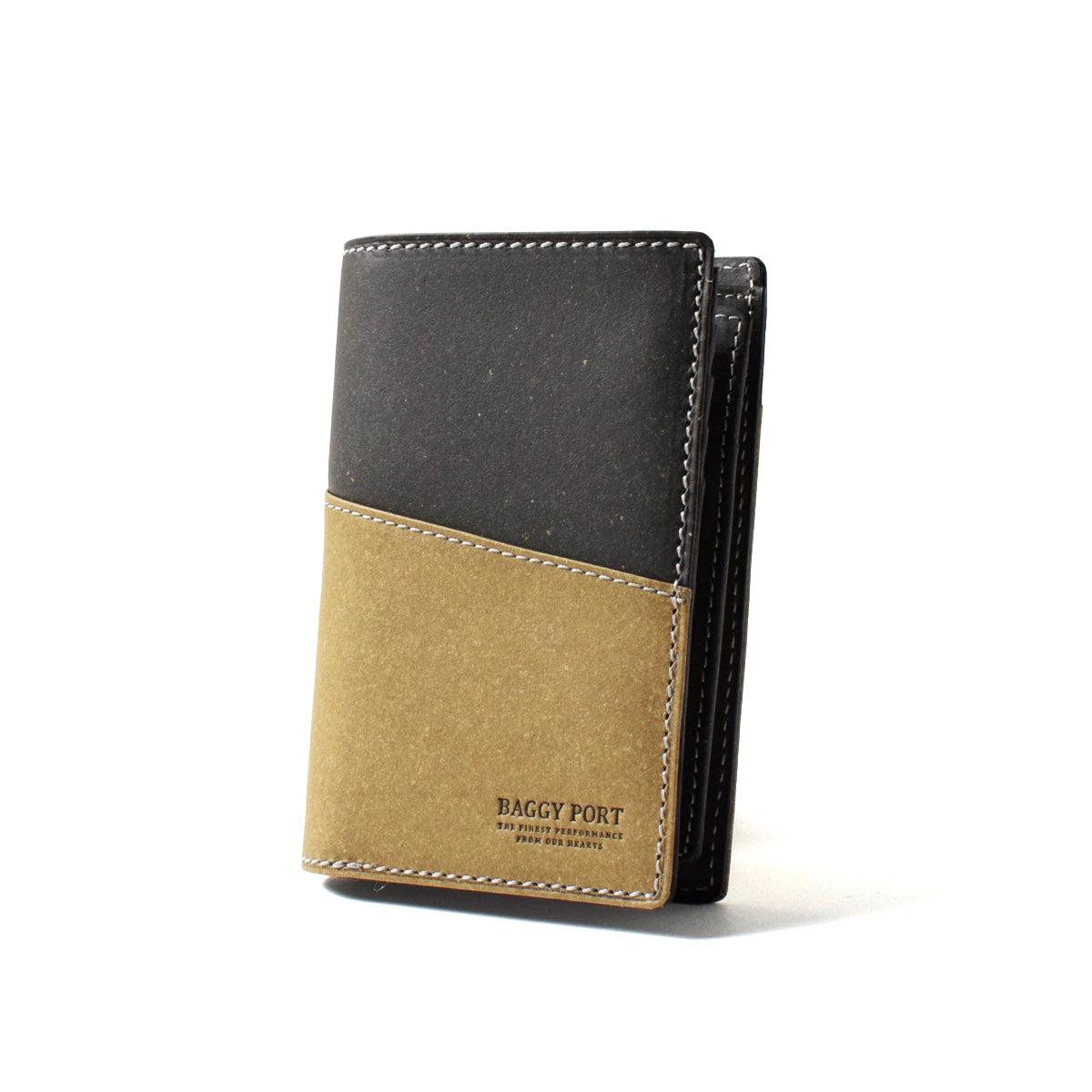 リサイクルレザー ハーフ財布 ZKM602