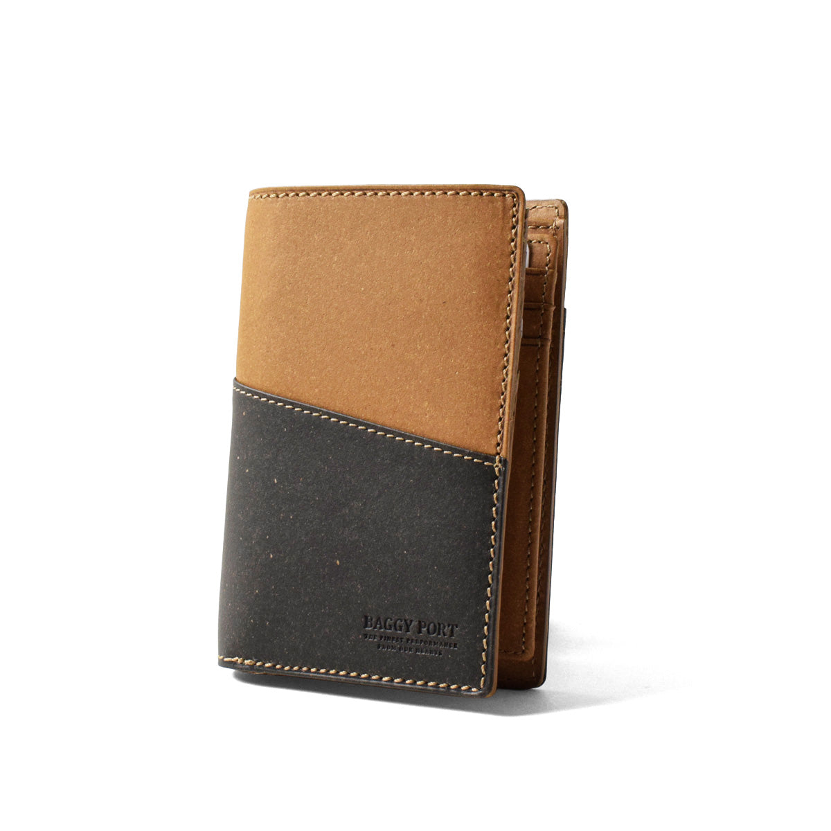 リサイクルレザー ハーフ財布 ZKM602