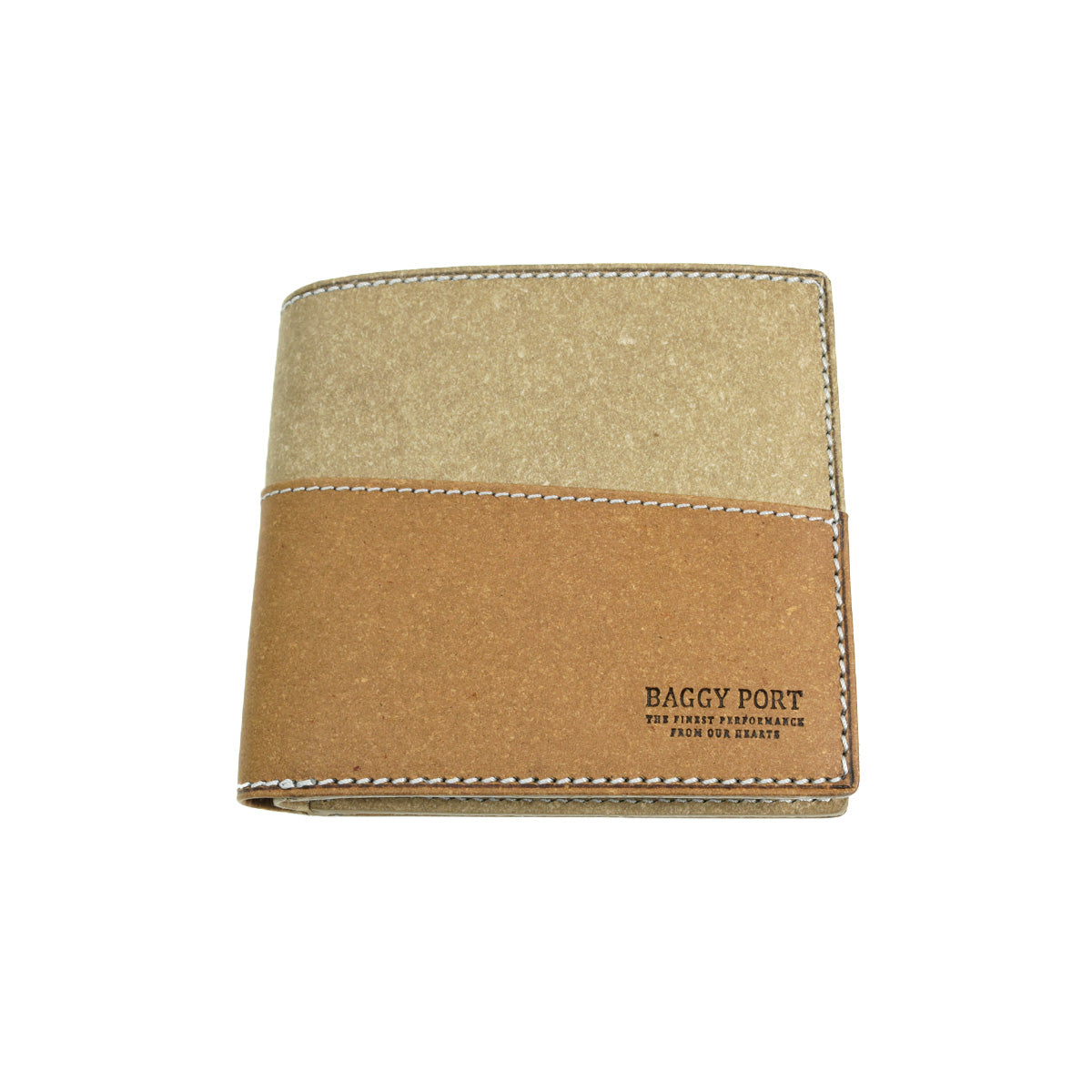 Recycled Leather Bifold Wallet ZKM603