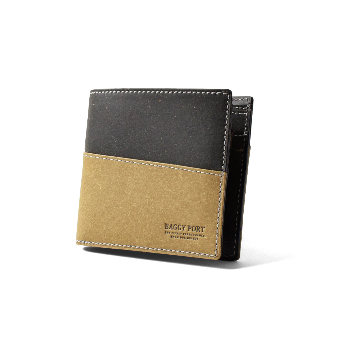 Recycled Leather Bifold Wallet ZKM603