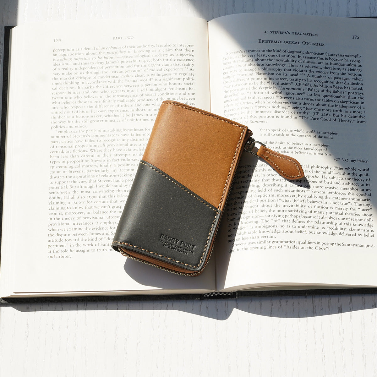 Recycled Leather Smart Key Compatible Key Case ZKM605