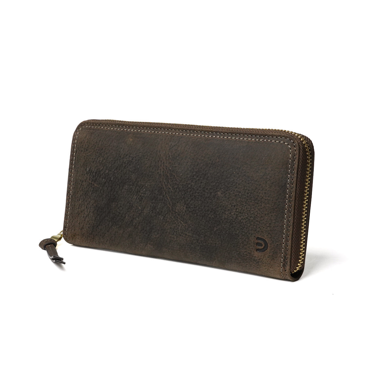 KUDU -Kudoo 皮革-圓形拉鍊長款皮夾 ZKM900 