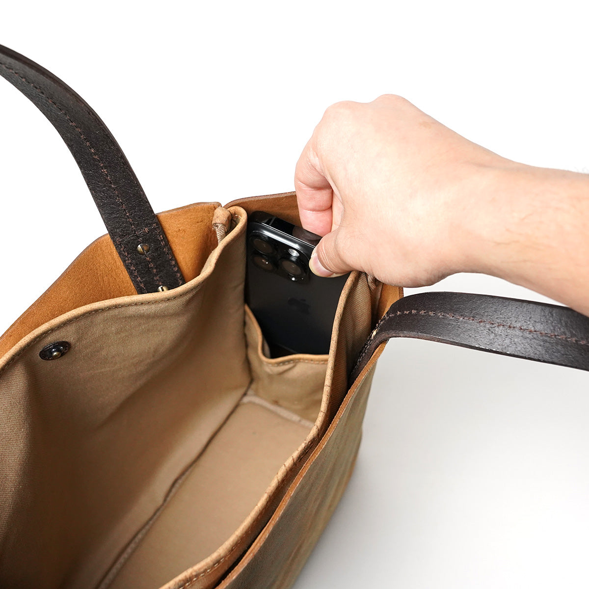 KUDU -Kudoo Leather- Tote Bag ZKM9001