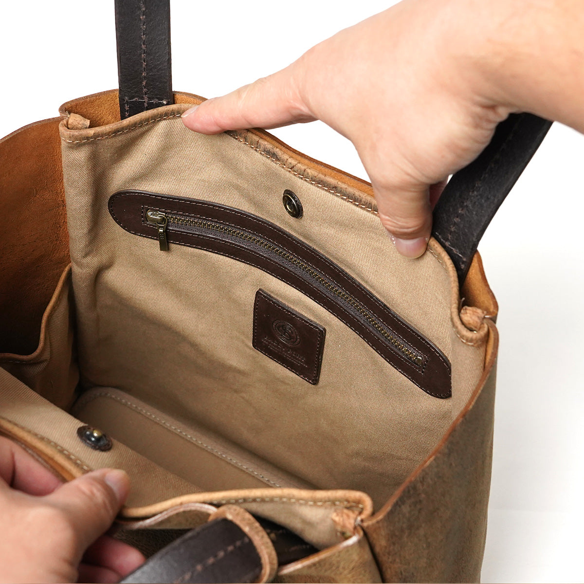 KUDU -Kudoo Leather- Tote Bag ZKM9001