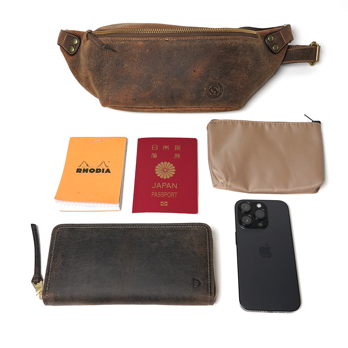 KUDU -Kudoo Leather- Body Bag ZKM9005