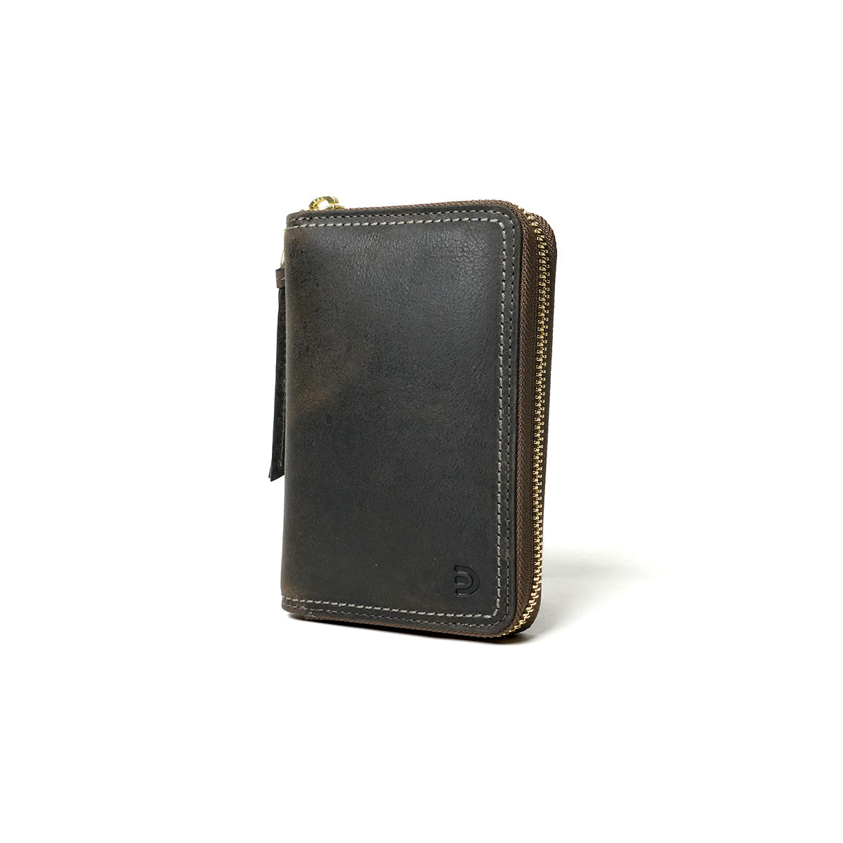 KUDU -Kudoo Leather- Round Zip Half Wallet ZKM901