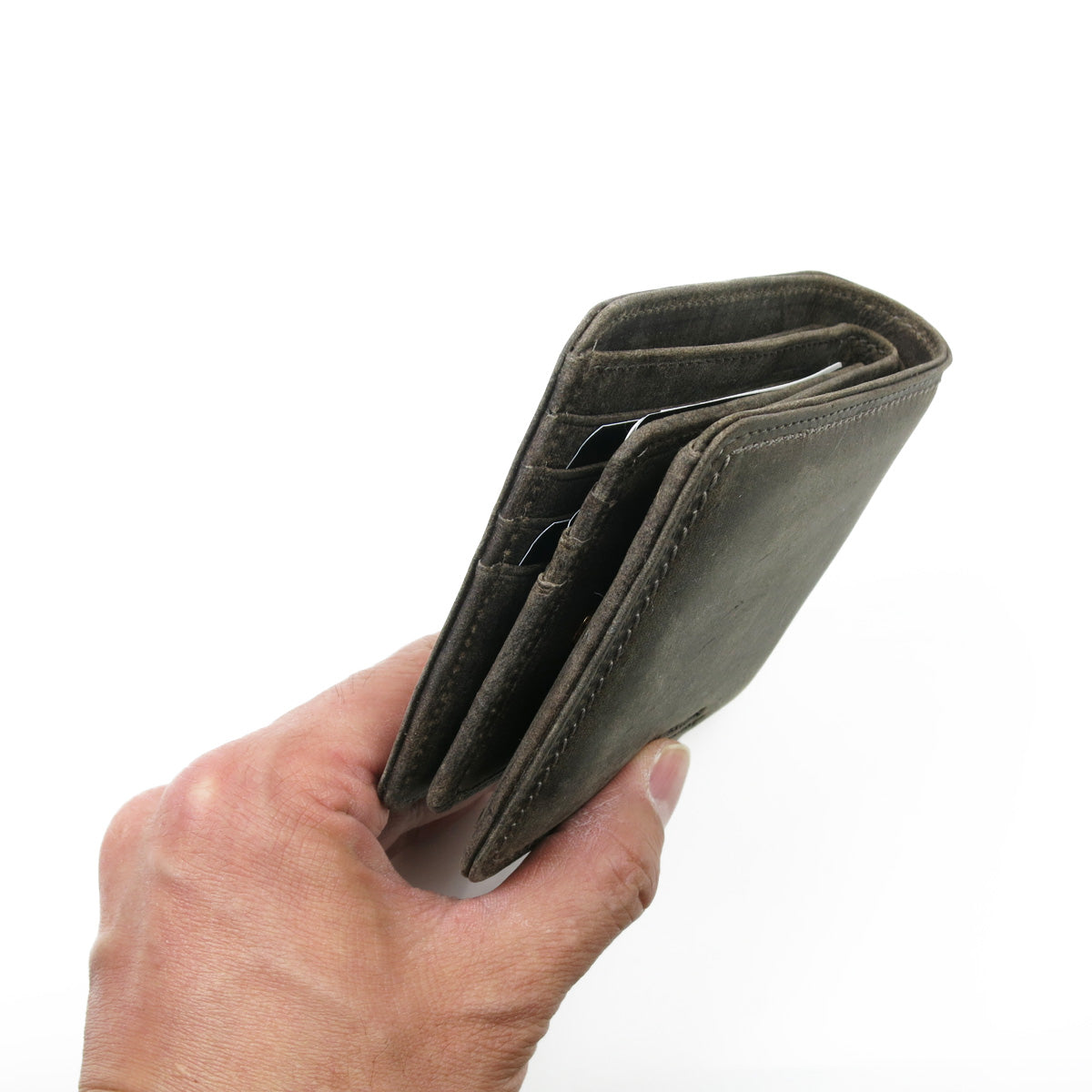 KUDU -クードゥーレザー- 二つ折り財布 ZKM902 KUDU -クードゥーレザー- 二つ折り財布 ZKM902